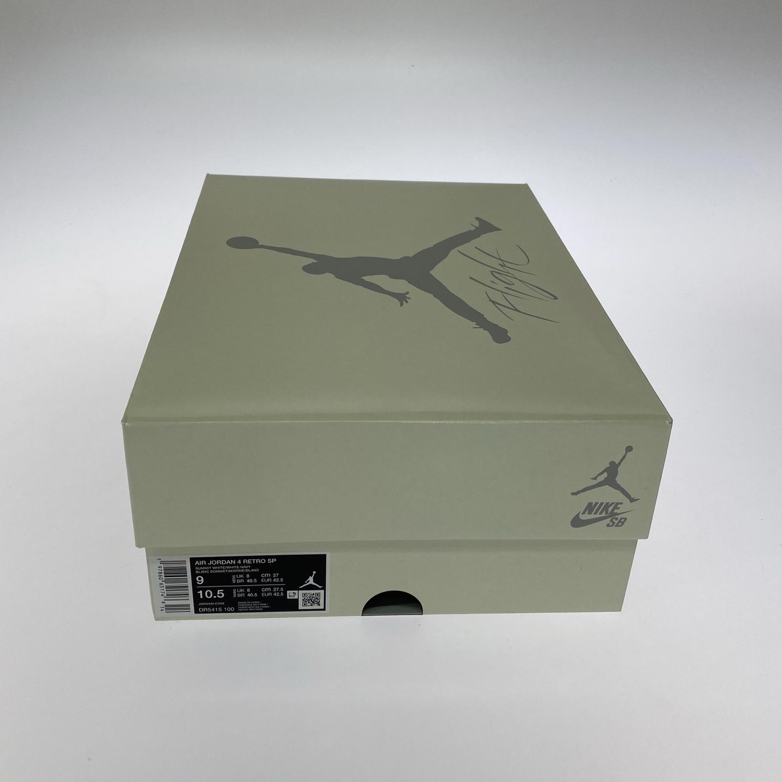 スニーカー AIR JORDAN 4 RETRO SP 27cm 27cm (US9 UK8 1/2 EU44) ホワイト
