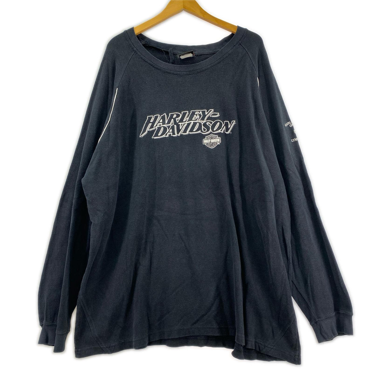 長袖Tシャツ サーマルカットソー ブラック