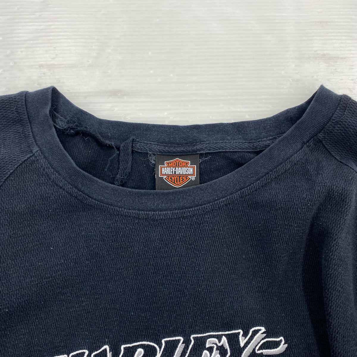 長袖Tシャツ サーマルカットソー ブラック