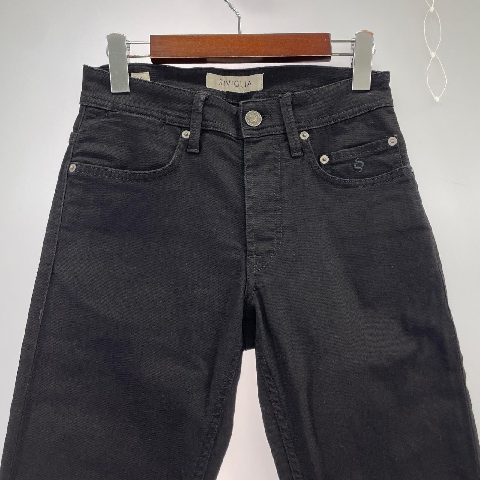 デニムパンツ 28 黒 28 ブラック