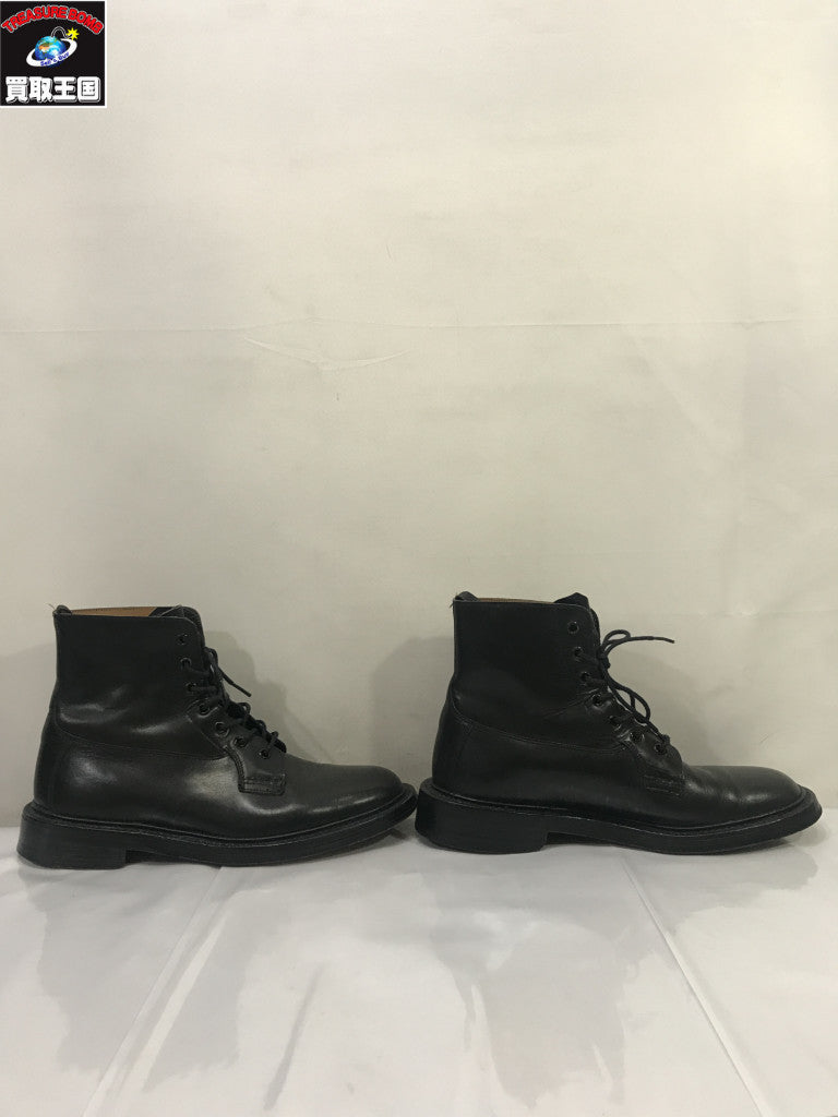ブーツ プレーントゥブーツ Black Box Calf