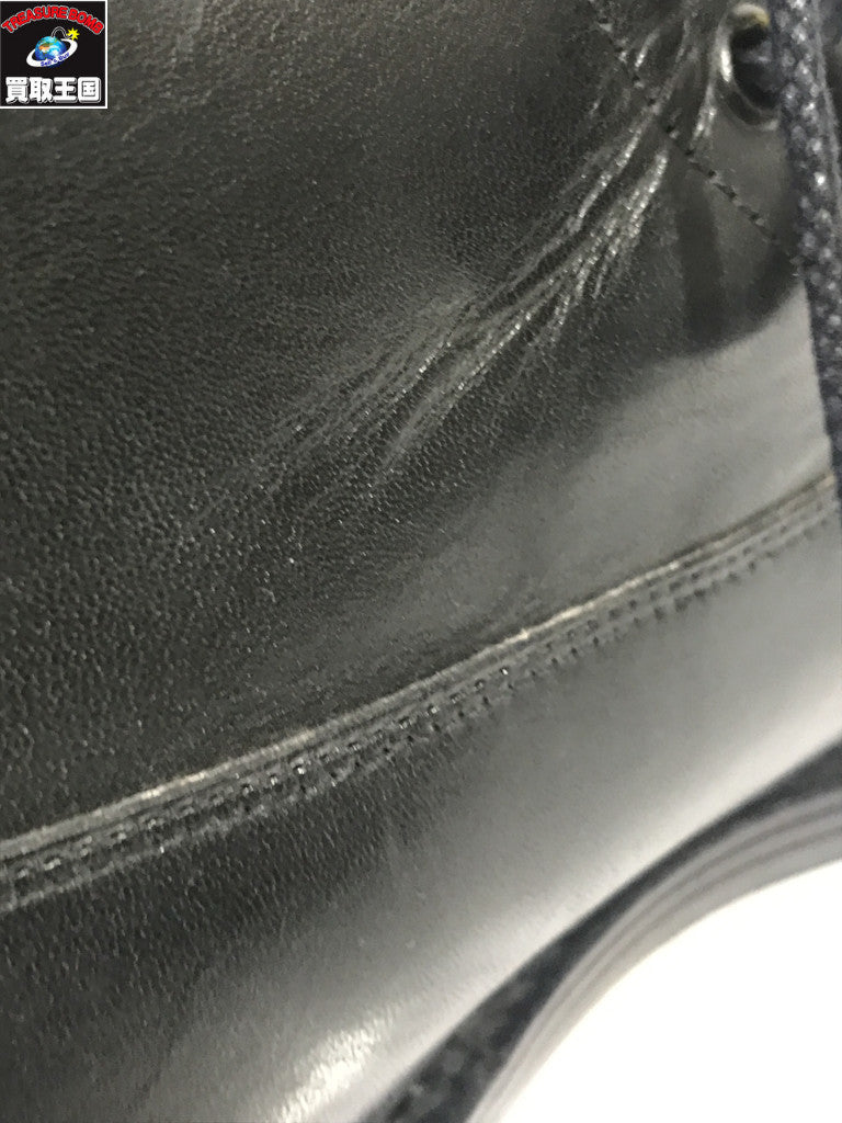 ブーツ プレーントゥブーツ Black Box Calf