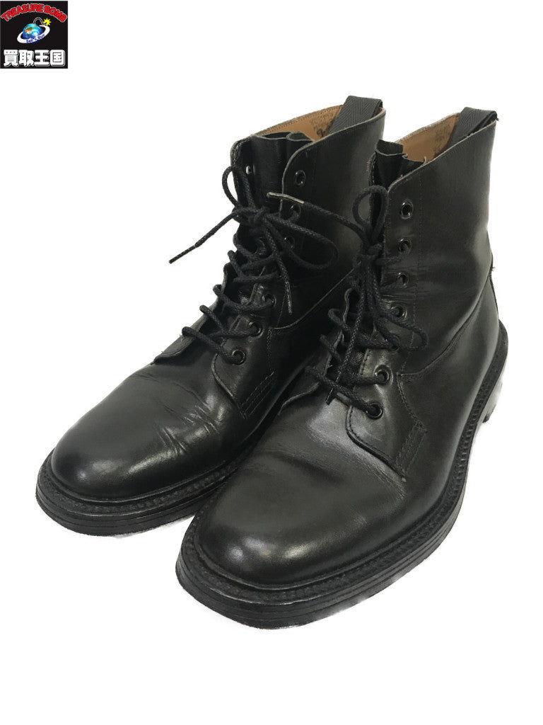 ブーツ プレーントゥブーツ Black Box Calf