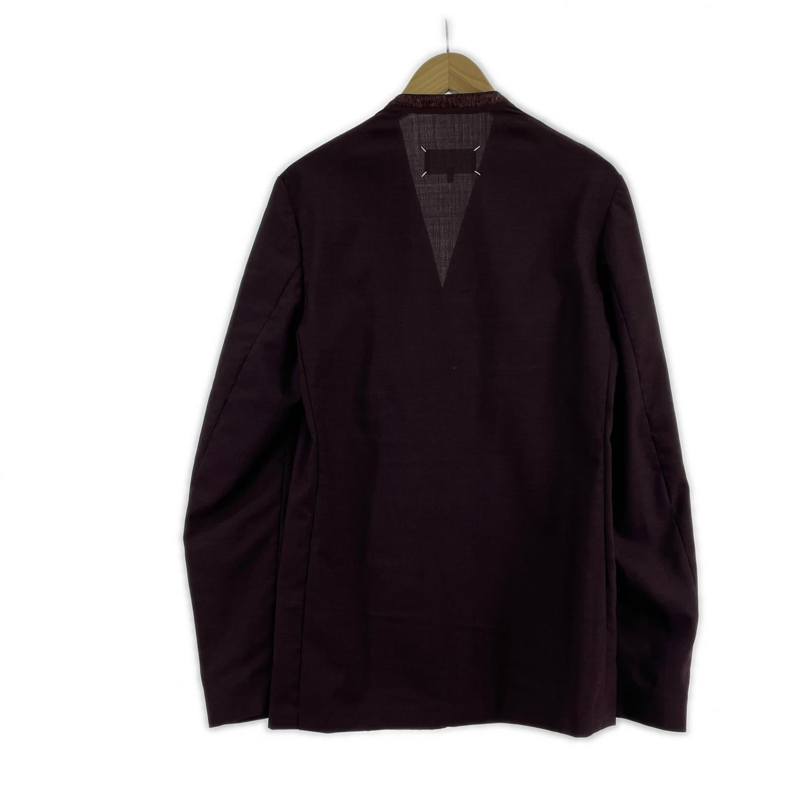 ジャケット 19ss カラーレスノーカラージャケット 44 44