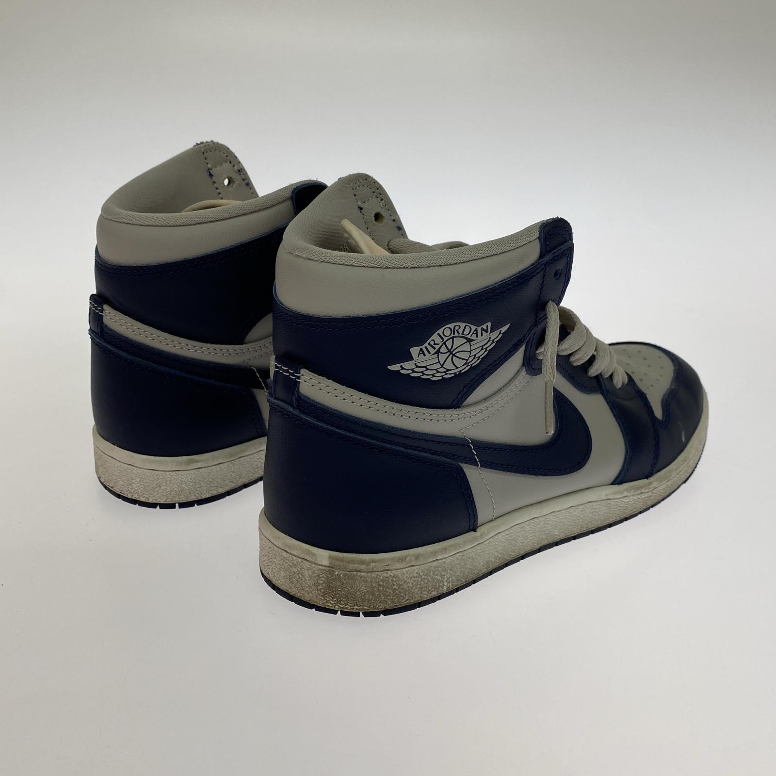 スニーカー BQ4422-400 AIR JORDAN 1 HIGH '85 Georgetown 27cm 27cm (US9 UK8 1/2 EU44) ネイビー