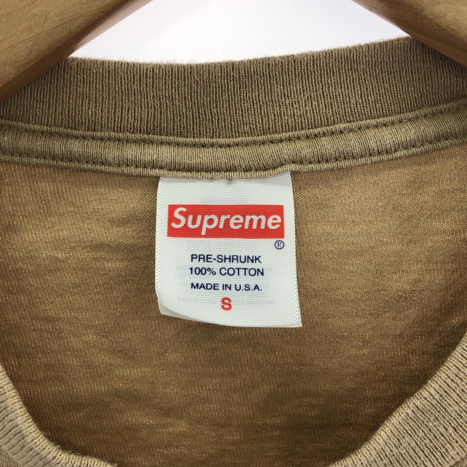 半袖Tシャツ 23AW Box Logo Tee BEG S S ベージュ