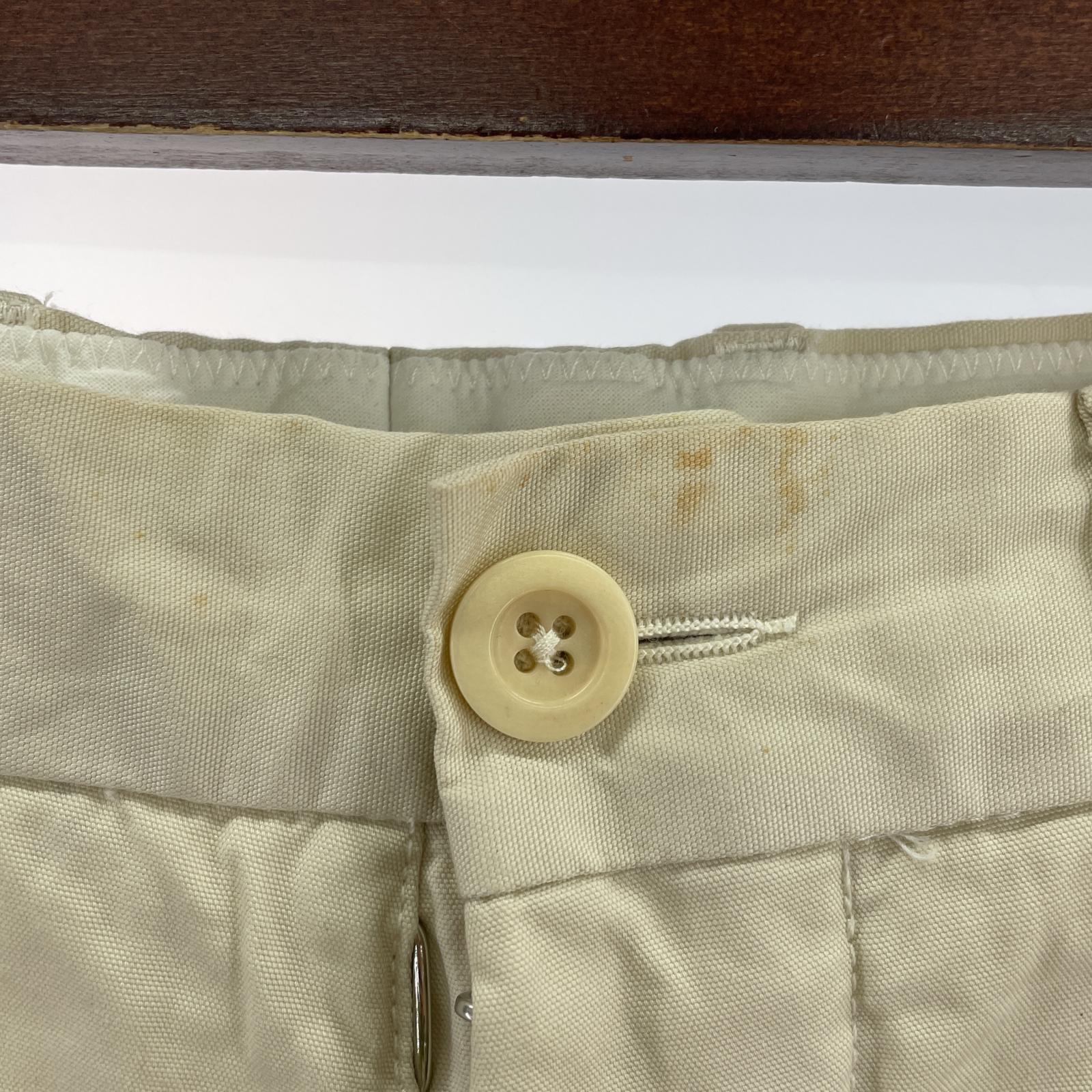 パンツ スラックス ベージュ ベージュ
