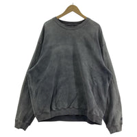 スウェット ECOSYSTEM PROCES CREWNECK VINTAGE BLACK フェード加工スウェット XL グレー