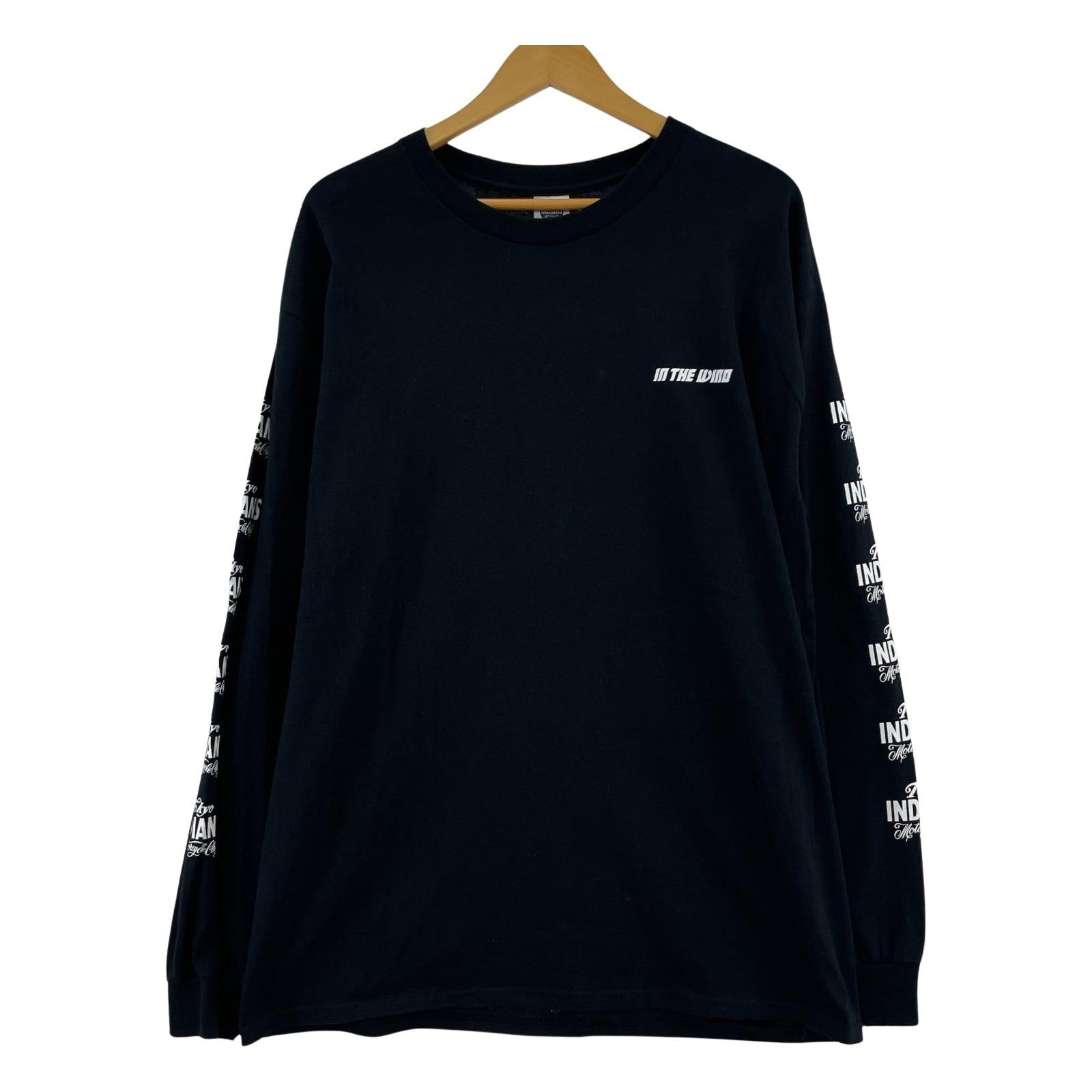 長袖Tシャツ TOKYO INDIANS MC バックロゴL/STee L 黒 L ブラック