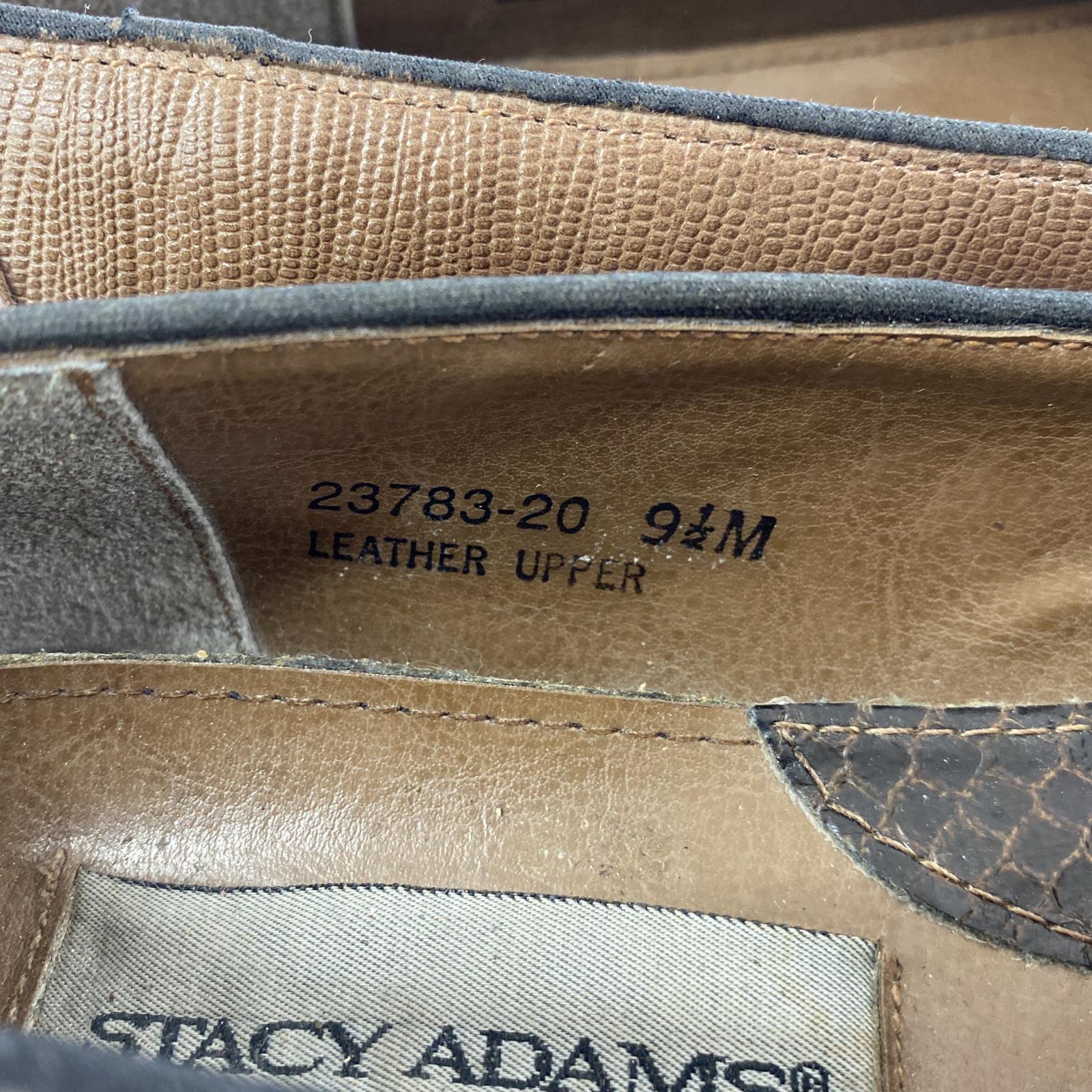 シューズ stacy adams 革靴 ブラウン