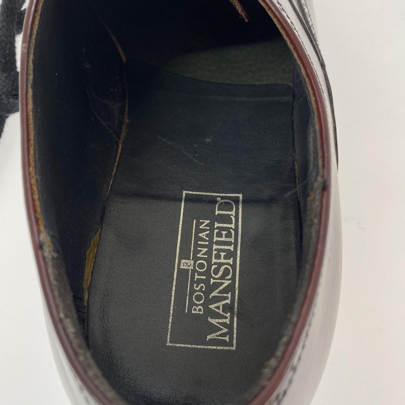 シューズ bostonian MANSFIELD 70-80s ワインレッド