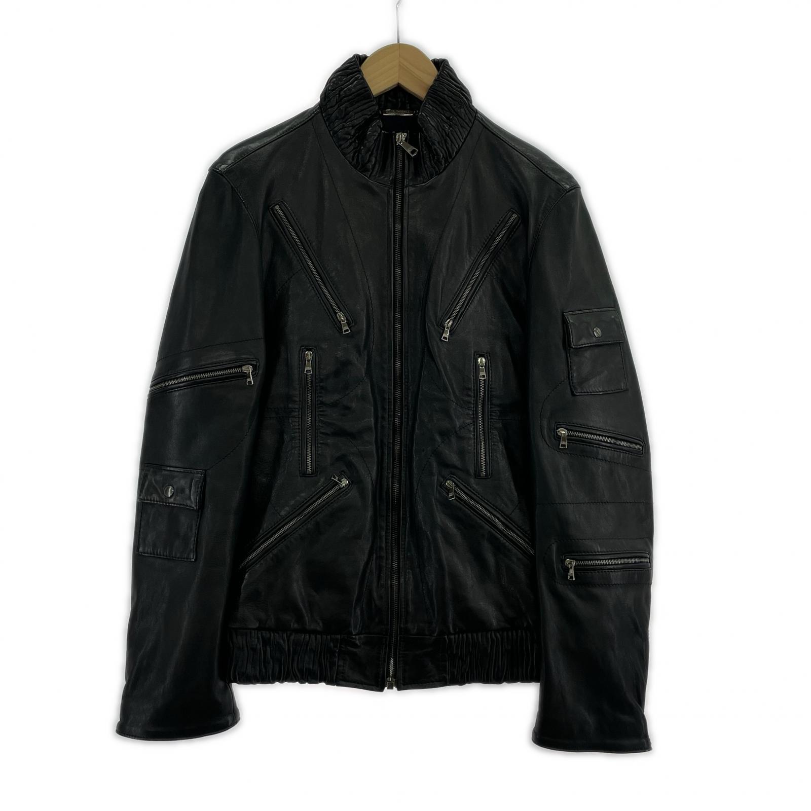 レザージャケット Leather Jacket G9K81L 44 44 ブラック