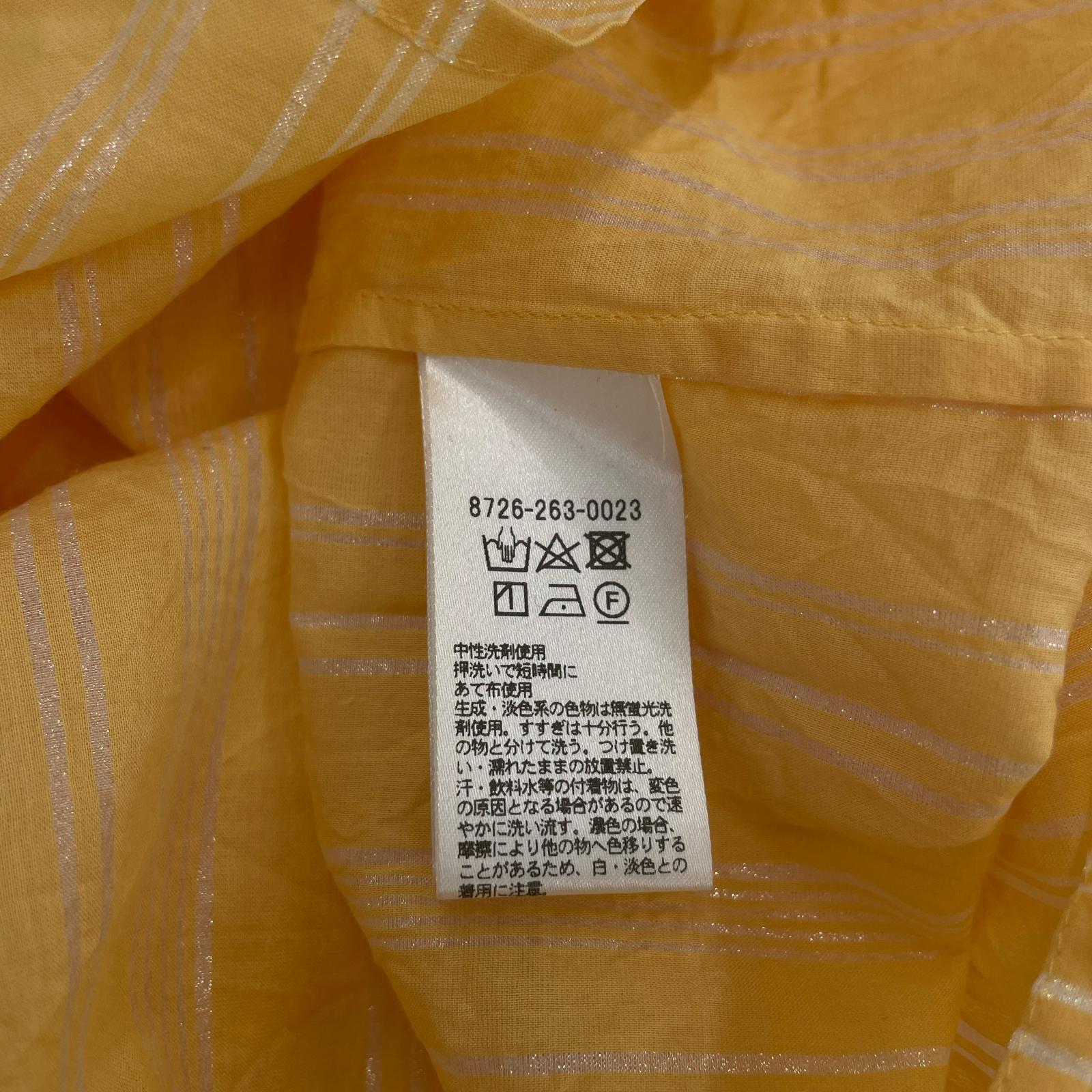 その他トップス AEWEN MATOPH ストライプワンピース オレンジ
