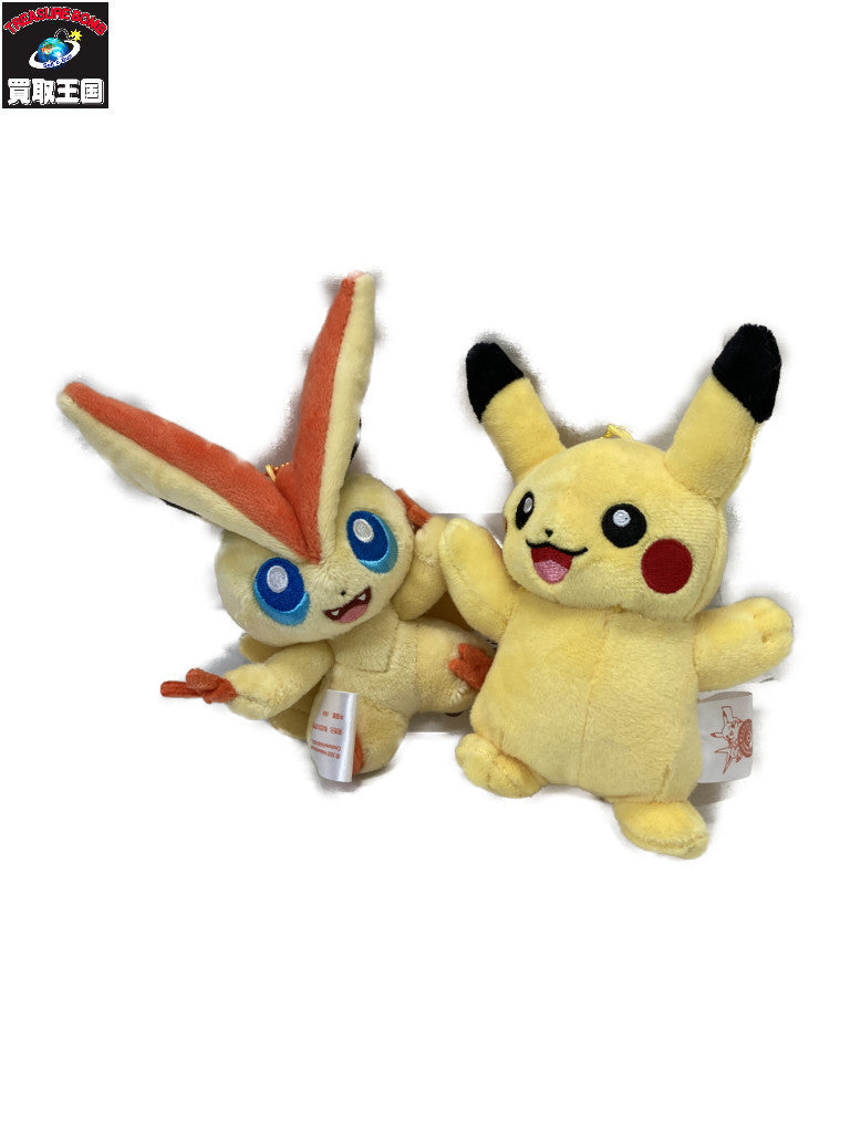 ハイタッチマスコット ピカチュウ ビクティニ フィギュア/グッズ