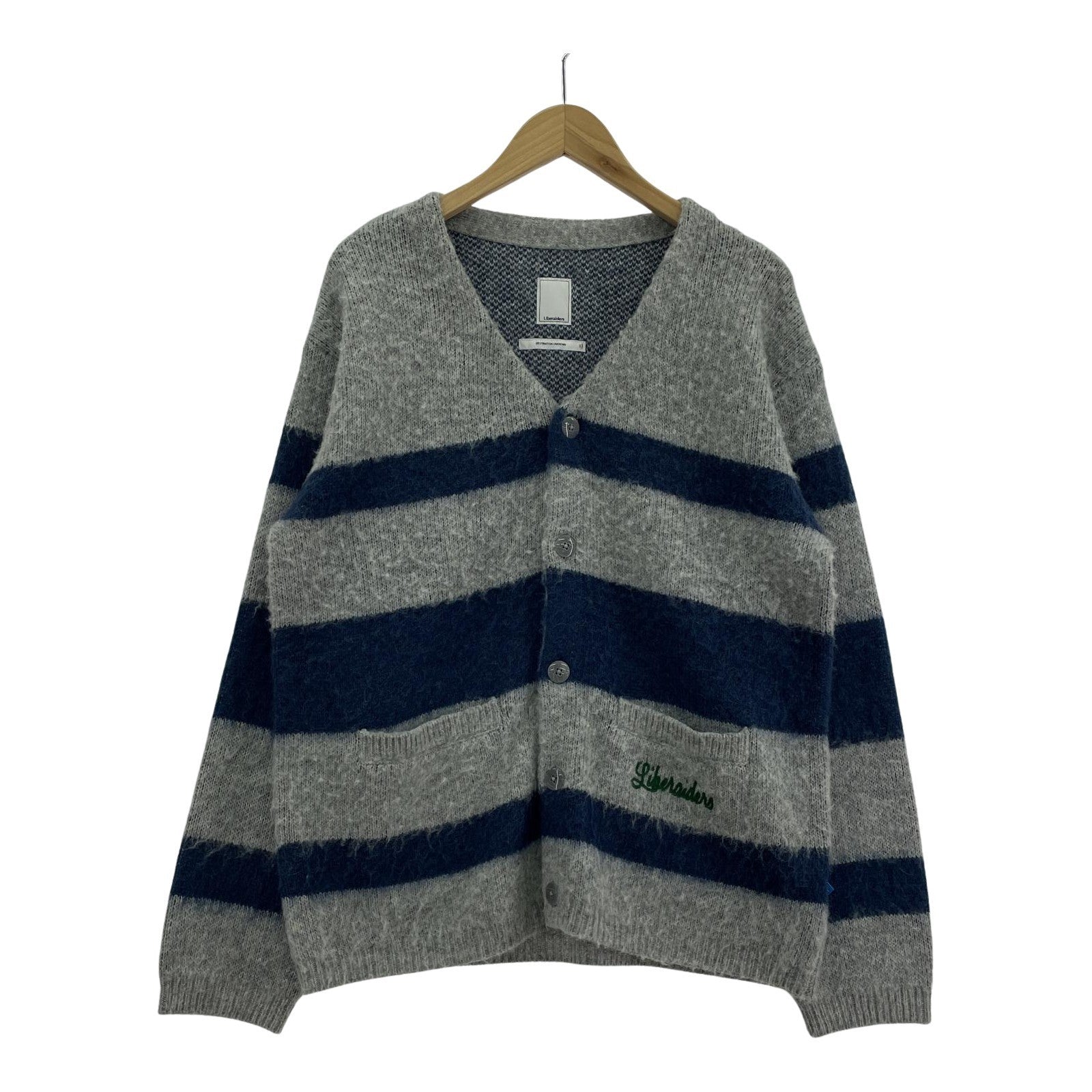 カーディガン Liberaiders SHAGGY CARDIGAN グレー グレー