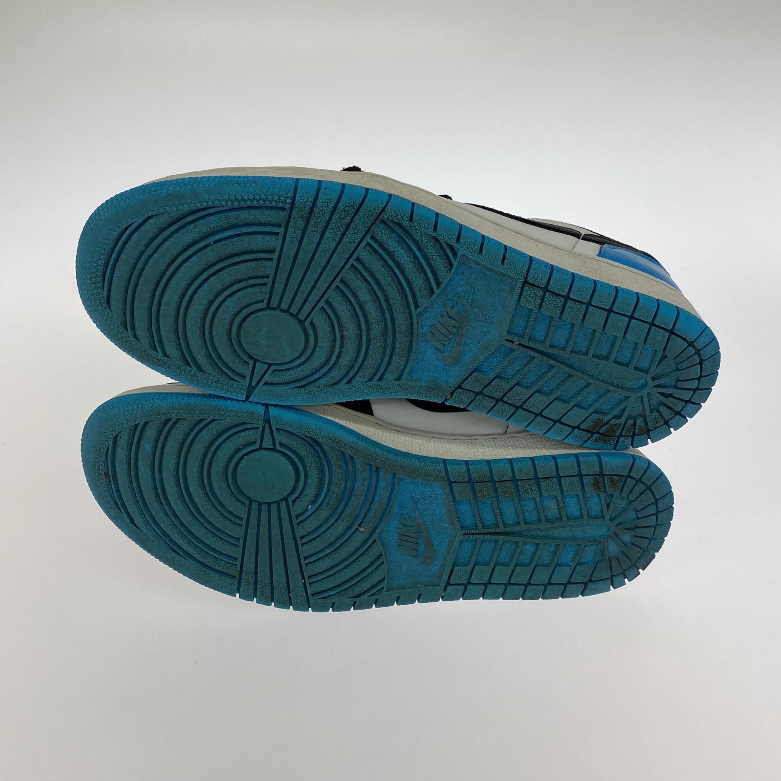 スニーカー AIR JORDAN 1 LOW OG (26.5cm) ホワイト/ブルー 26.5cm (US8 1/2 UK8 EU43)