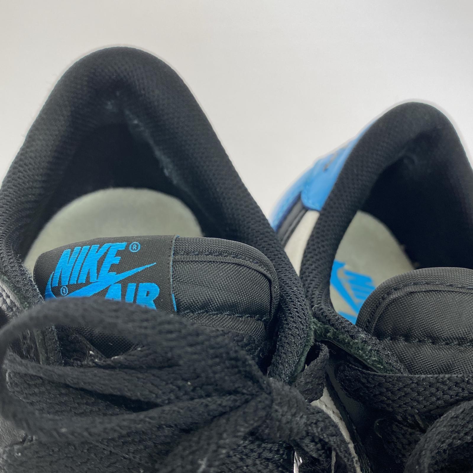 スニーカー AIR JORDAN 1 LOW OG (26.5cm) ホワイト/ブルー 26.5cm (US8 1/2 UK8 EU43)