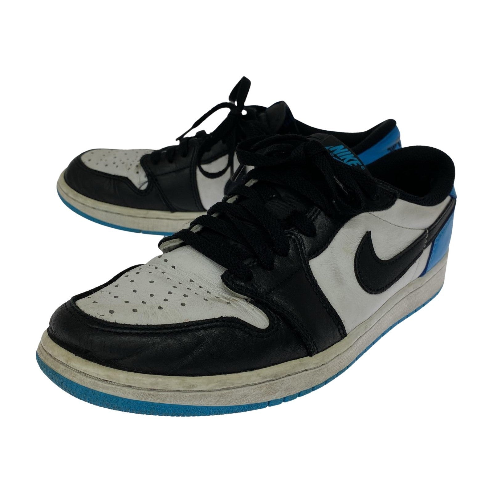 スニーカー AIR JORDAN 1 LOW OG (26.5cm) ホワイト/ブルー 26.5cm (US8 1/2 UK8 EU43)