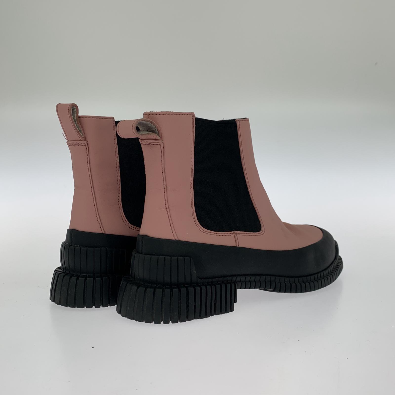 ブーツ Pix サイドゴアブーツ size37 ピンク