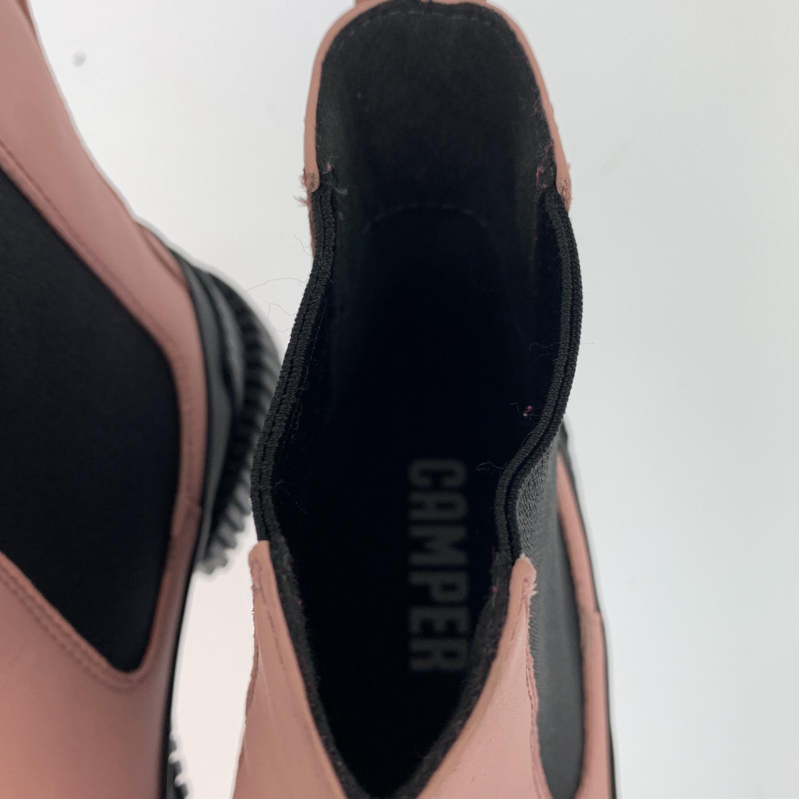 ブーツ Pix サイドゴアブーツ size37 ピンク