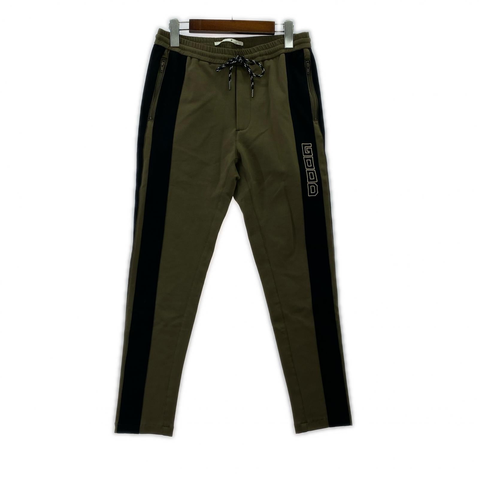 パンツ eJEANS トラックパンツ S カーキ