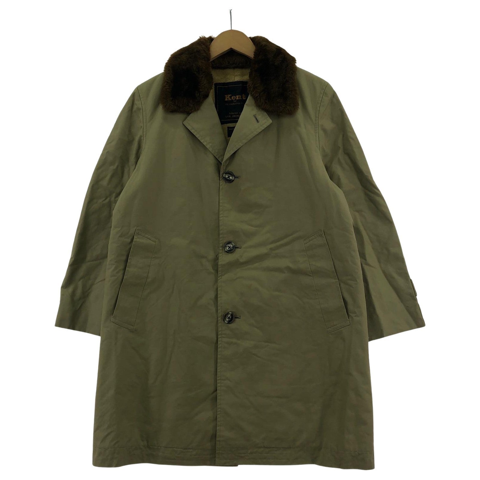 ジャケット Kent 60s 襟ボア DOWN LINING COAT (90) カーキ
