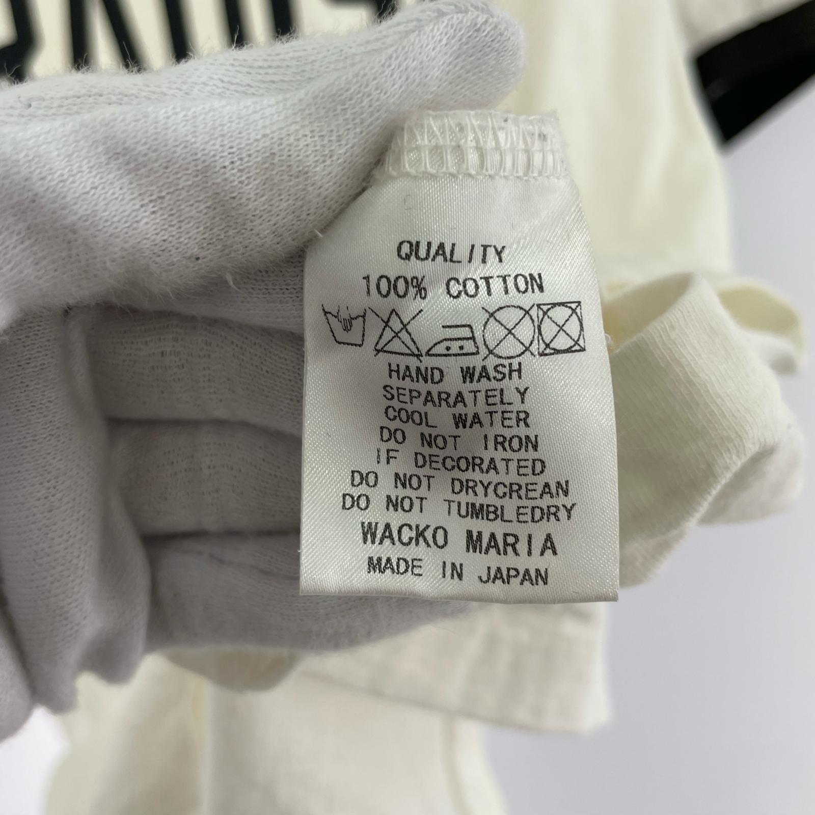 半袖Tシャツ WACKO MARIA 半袖Tシャツ・カットソー M ホワイト