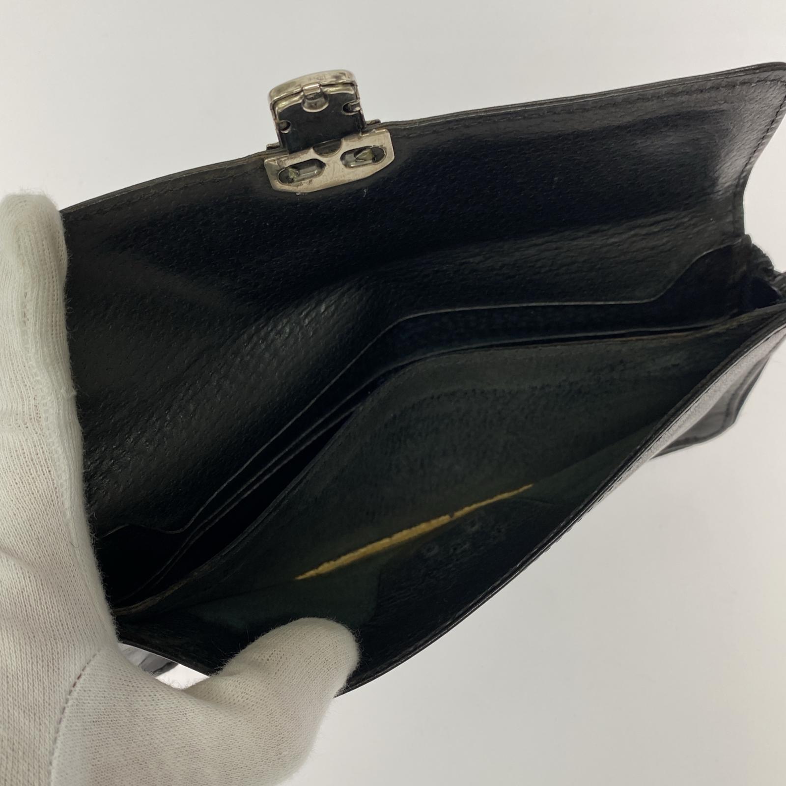 長財布 レザーロングウォレット ブラック
