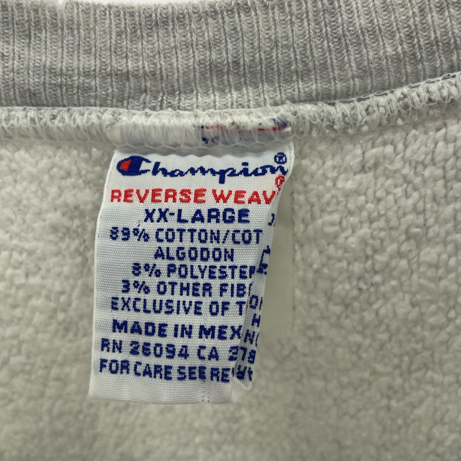 スウェット 90s REVERSE WEAVE スウェット XXL グレー