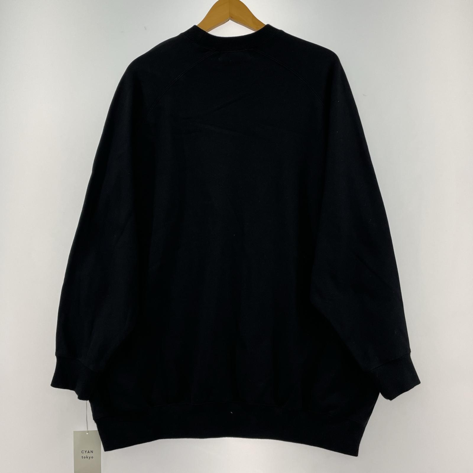 スウェット CYAN TOKYO 24AW ブラック