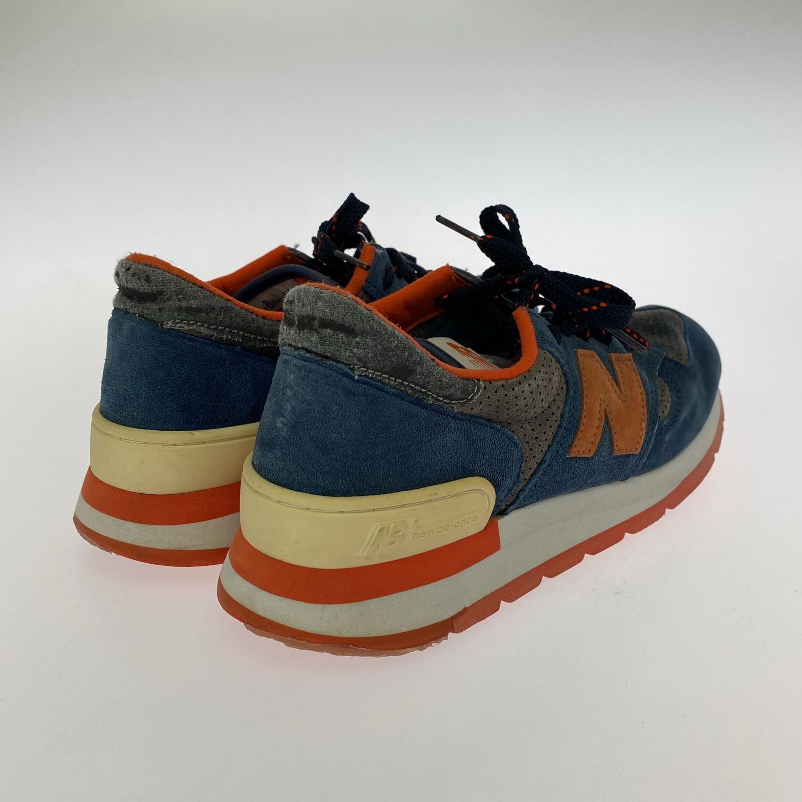 スニーカー J.CREW別注 990 ローカットスニーカー 紺 26cm (US8 UK7 1/2 EU42) ネイビー