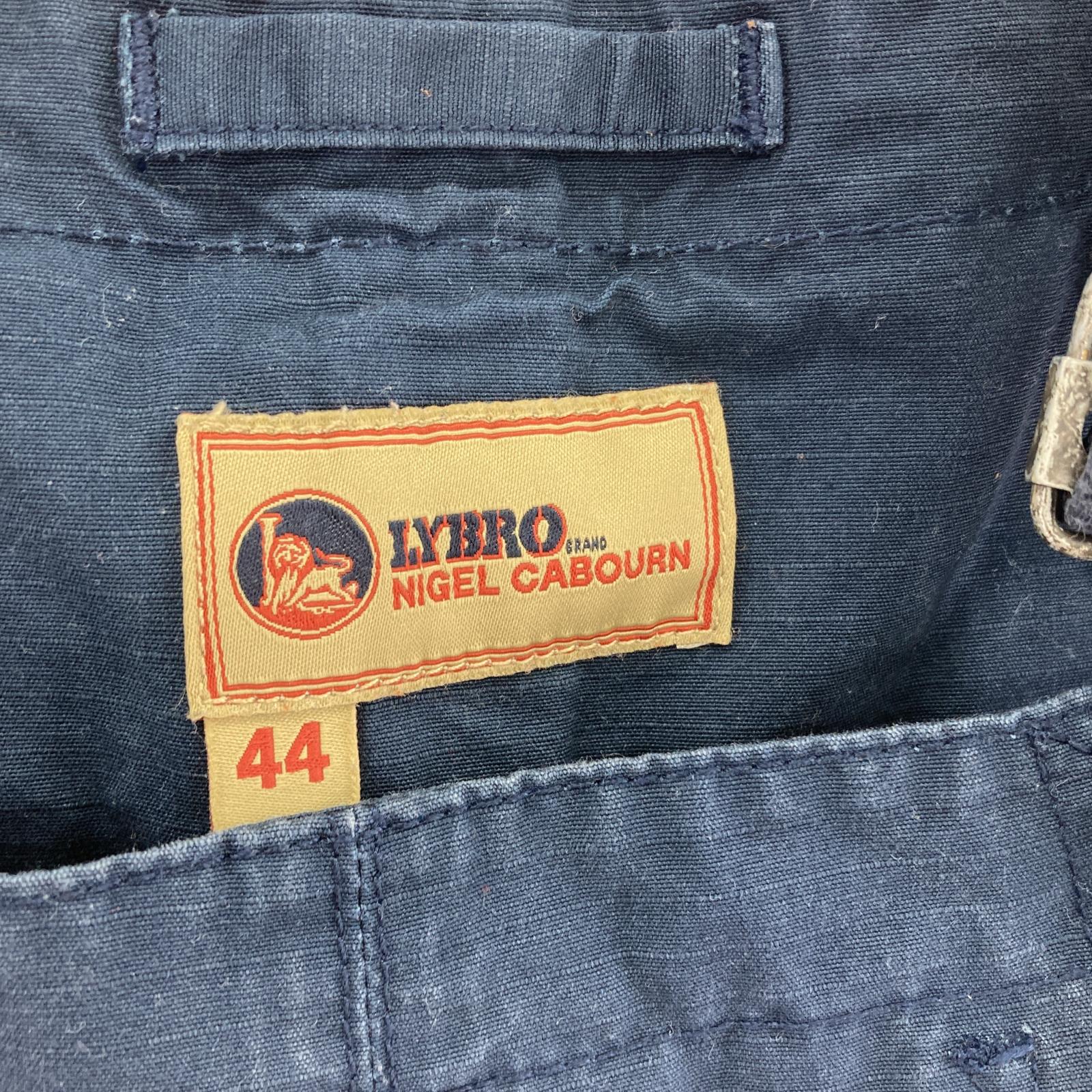 オーバーオール Nigel Cabourn リップストップオーバーオール 44 ネイビー 44 ネイビー