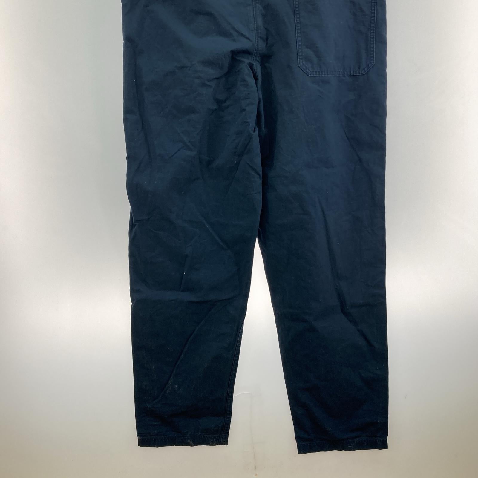 オーバーオール Nigel Cabourn リップストップオーバーオール 44 ネイビー 44 ネイビー