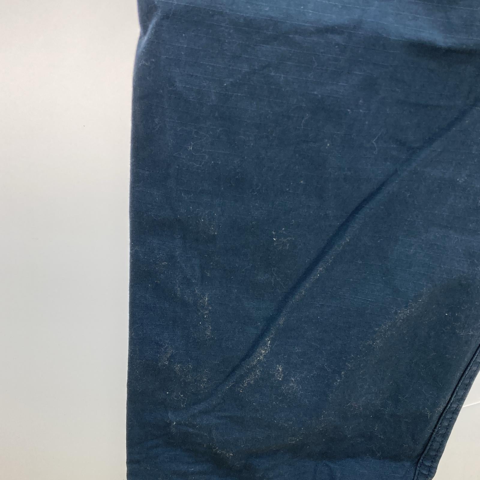 オーバーオール Nigel Cabourn リップストップオーバーオール 44 ネイビー 44 ネイビー