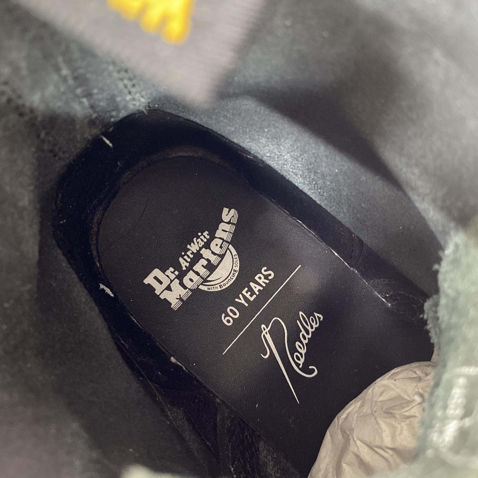 ブーツ Dr.Martens 8ホール 黒紫 US10 ブラック