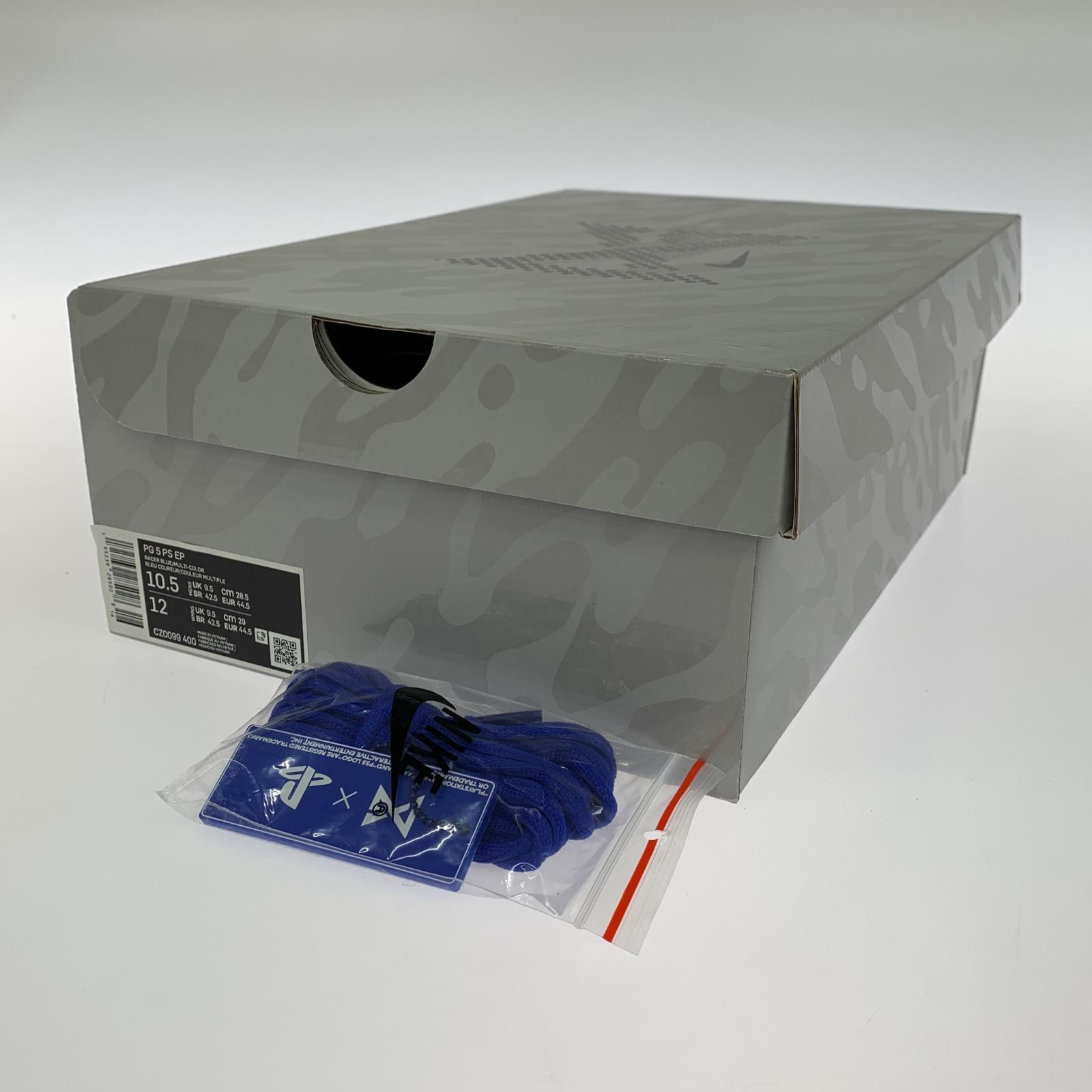 スニーカー PlayStation × Nike PG5 28.5cm Blue 28.5cm (US10 1/2 UK10 EU47)