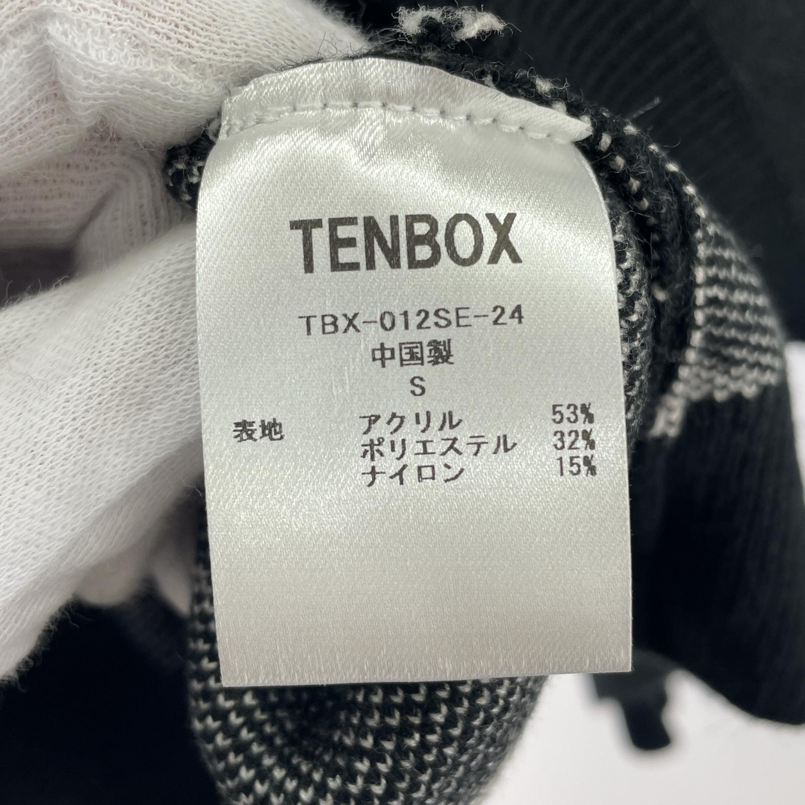 ニット 10匣 TENBOX jacquard Sweater S ブラック