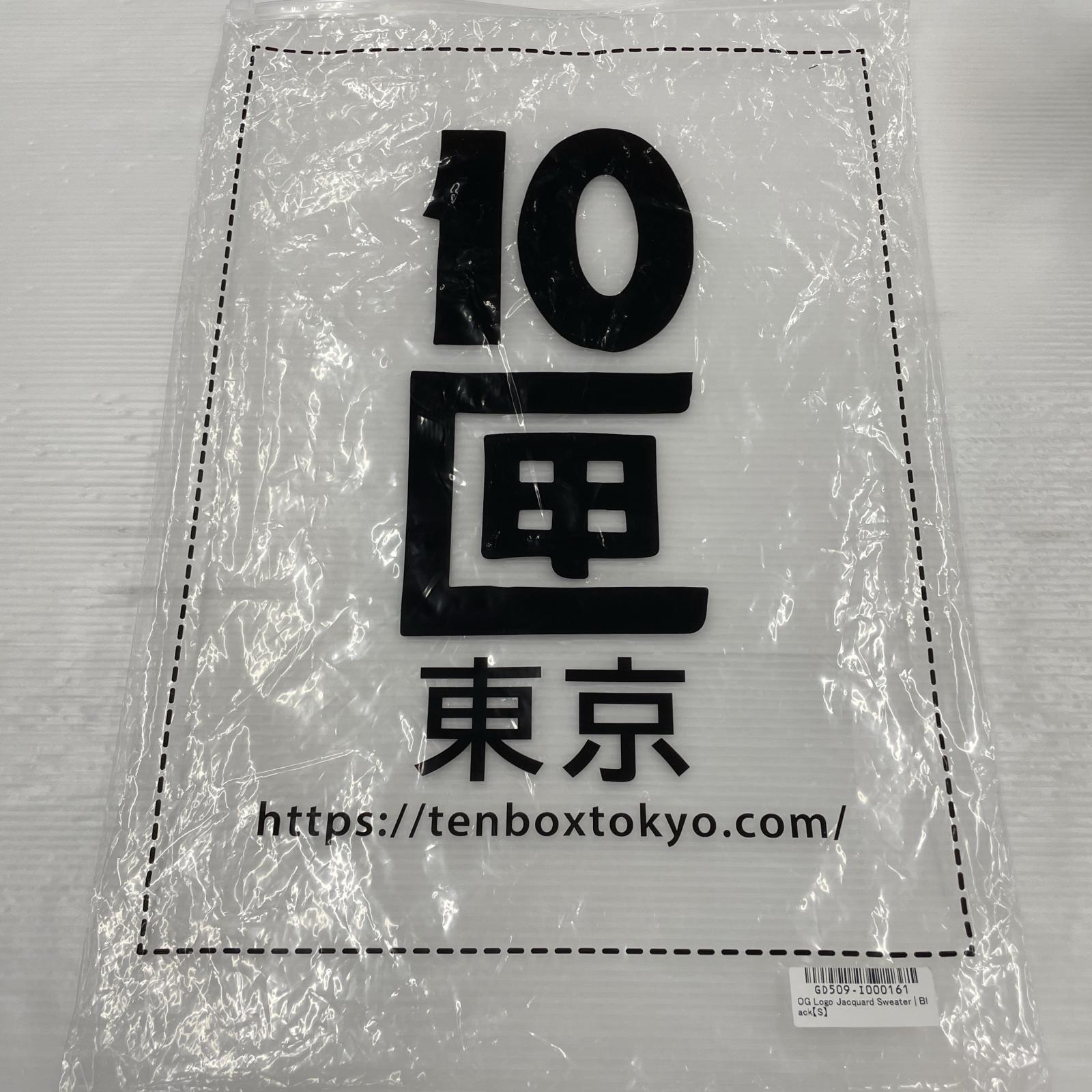 ニット 10匣 TENBOX jacquard Sweater S ブラック