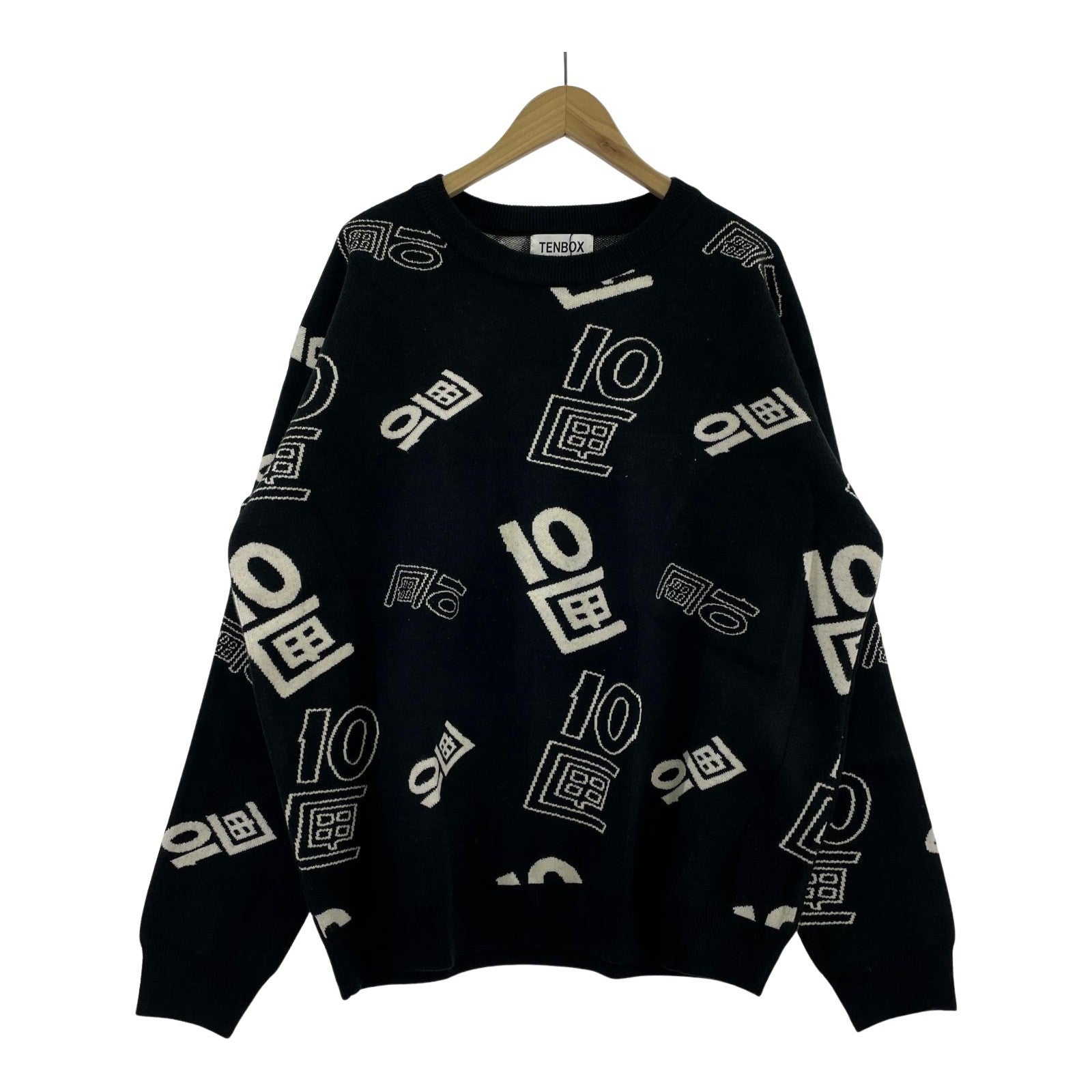 ニット TENBOX OG LOGO JACQUARD SWEATER
