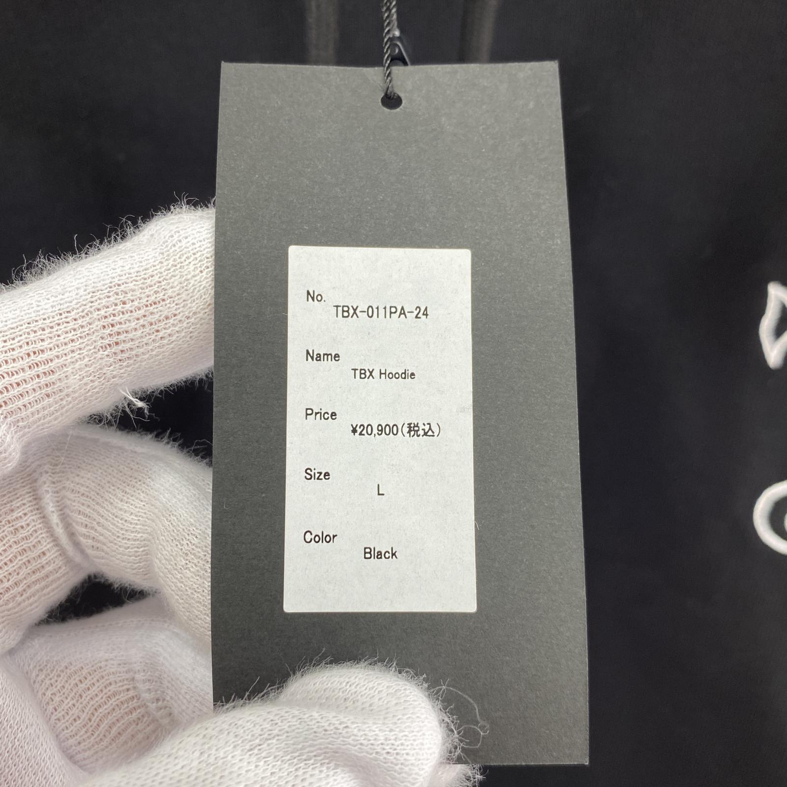 パーカー TENBOX TBX Hoodie TBX-011PA L ブラック
