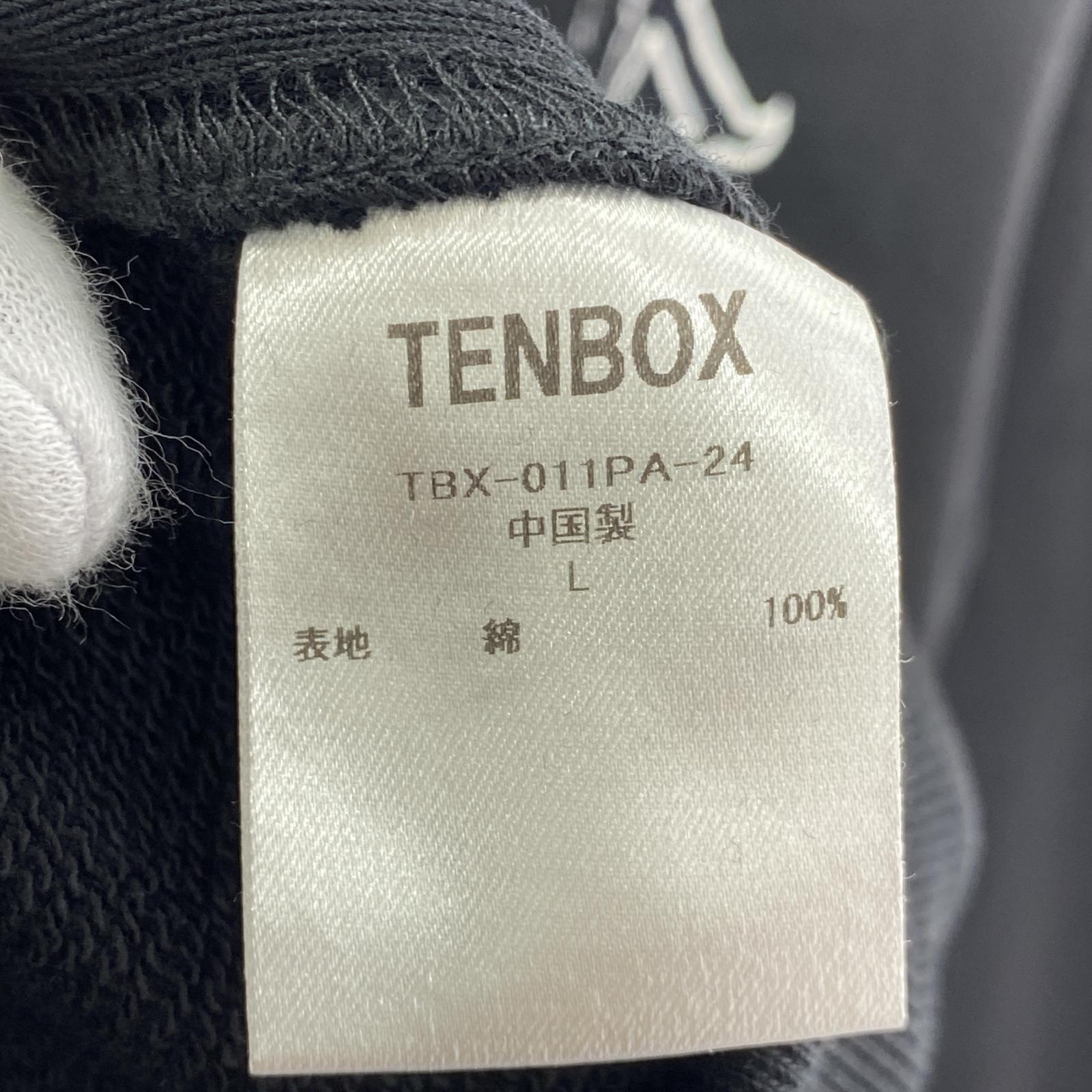 パーカー TENBOX TBX Hoodie TBX-011PA L ブラック