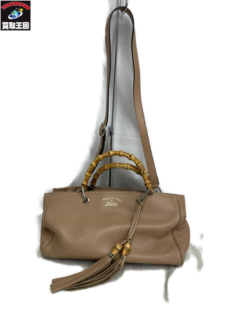 GUCCI 323660 バンブーショッパー ハンドバッグ