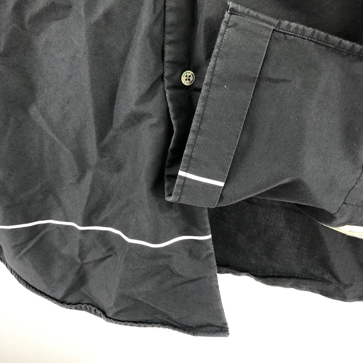 長袖シャツ SSZ balloon overshirt 黒 L ブラック