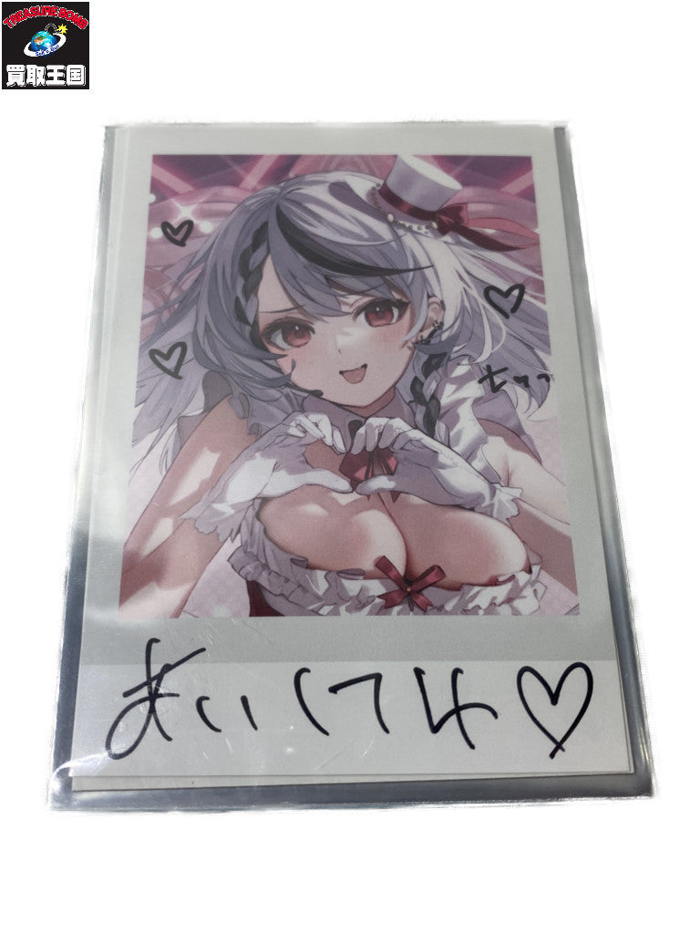 沙花叉クロヱ 誕生日記念2024 直筆サインチェキ フィギュア/グッズ