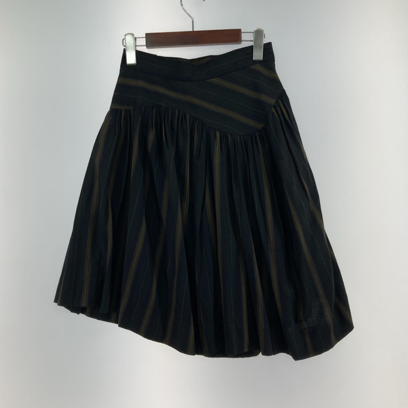 その他ボトムス Vivienne Westwood red label ストライプスカート (2) S ブラック