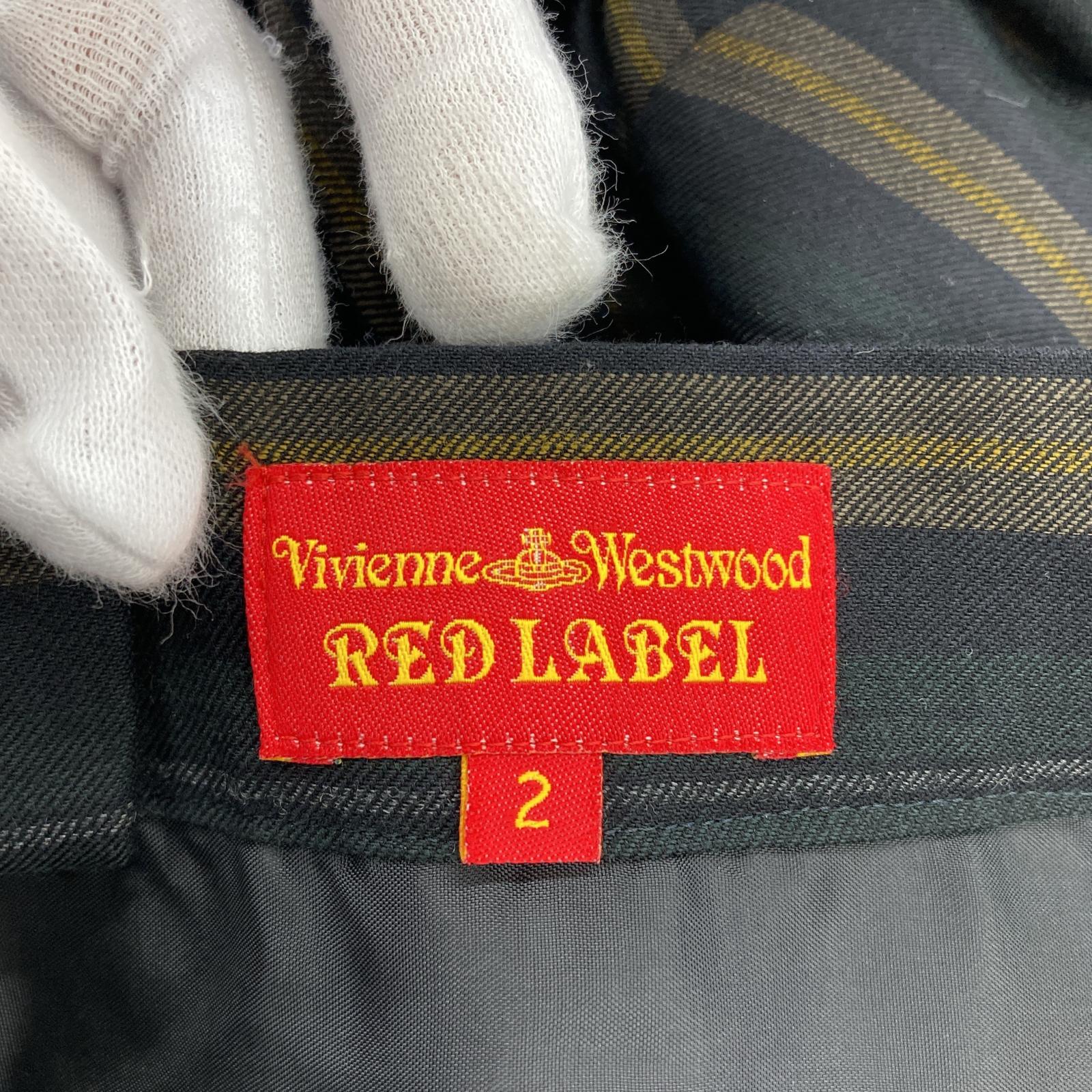 その他ボトムス Vivienne Westwood red label ストライプスカート (2) S ブラック