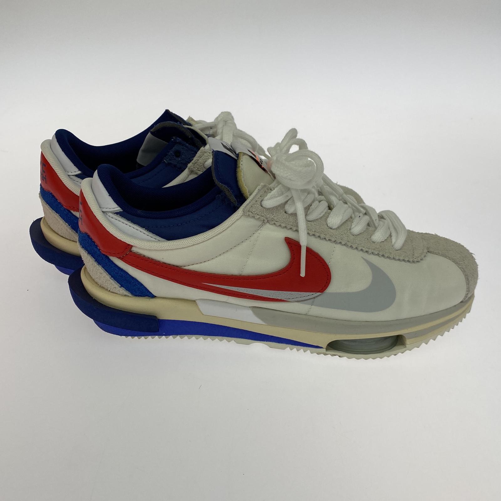 スニーカー NIKE Sacai Zoom Cortez Sp BQ0581-100 (27.5) 27.5cm (US9 1/2 UK9 EU45) グレー