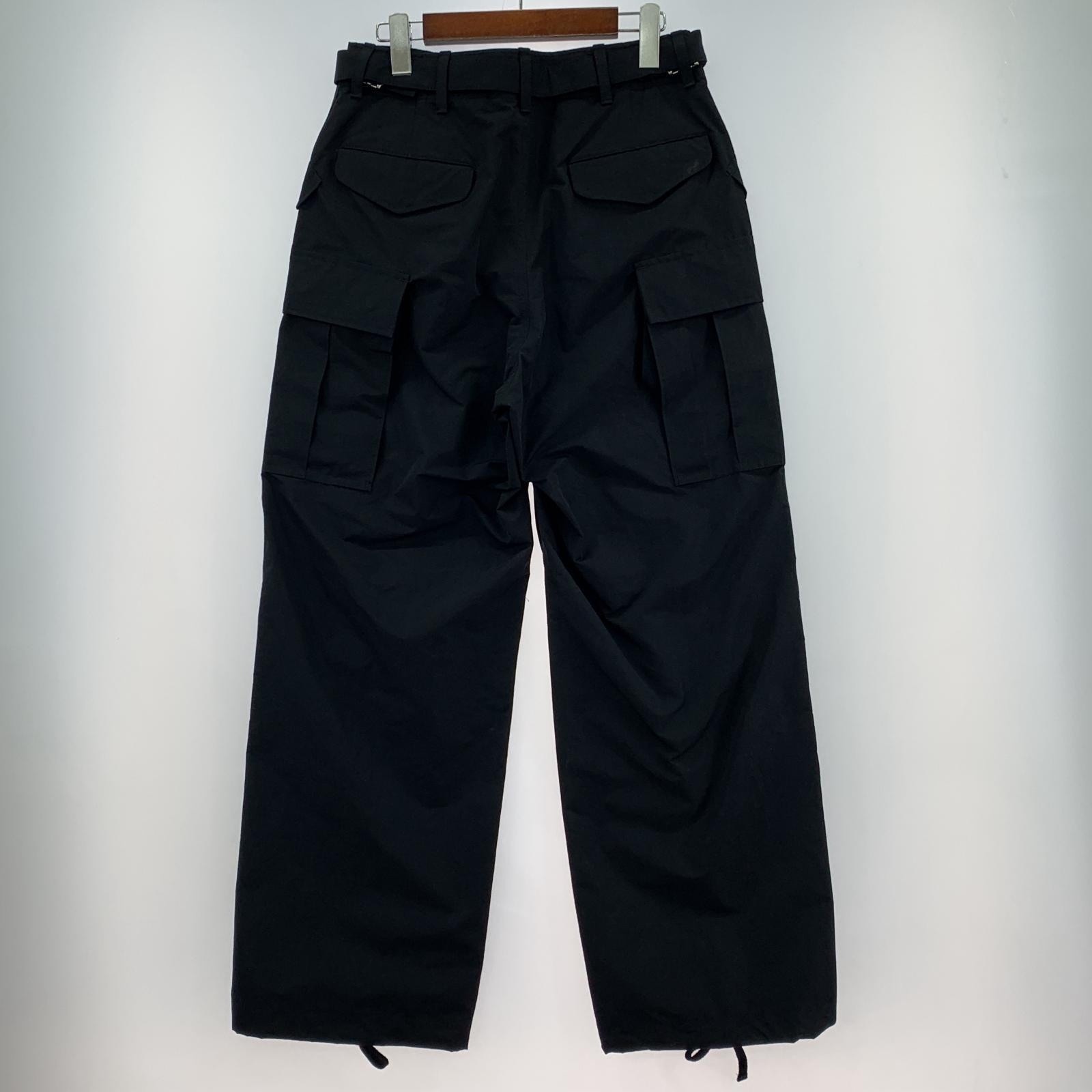 パンツ Sacai 22AW Military Pant カーゴパンツ 22-02905M 黒 (0) 0 ブラック