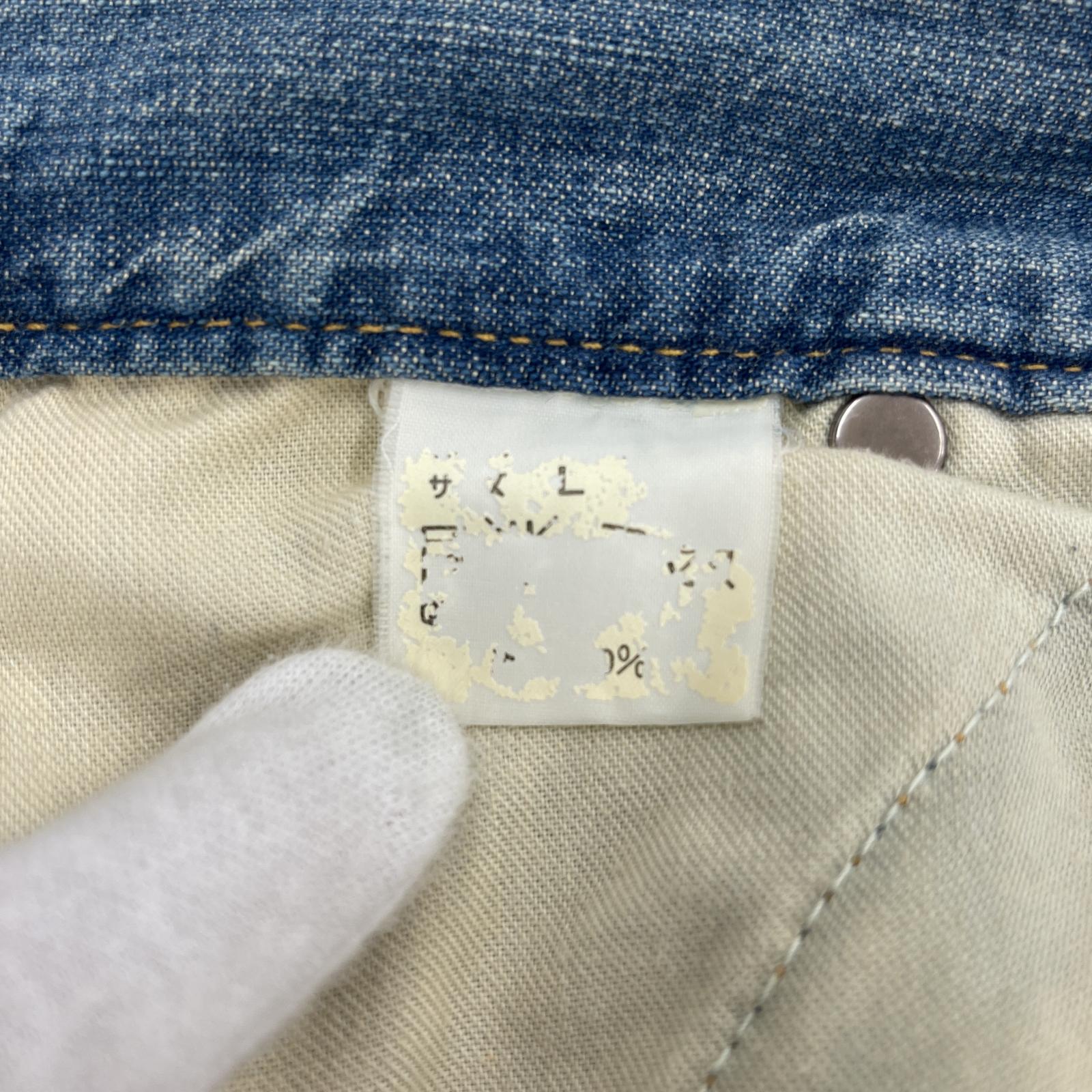 デニムパンツ M.W.O.B.H.M. ペインターデニムパンツ L ブルー