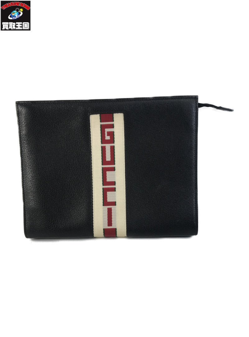 GUCCI ロゴジャガード クラッチ 475316